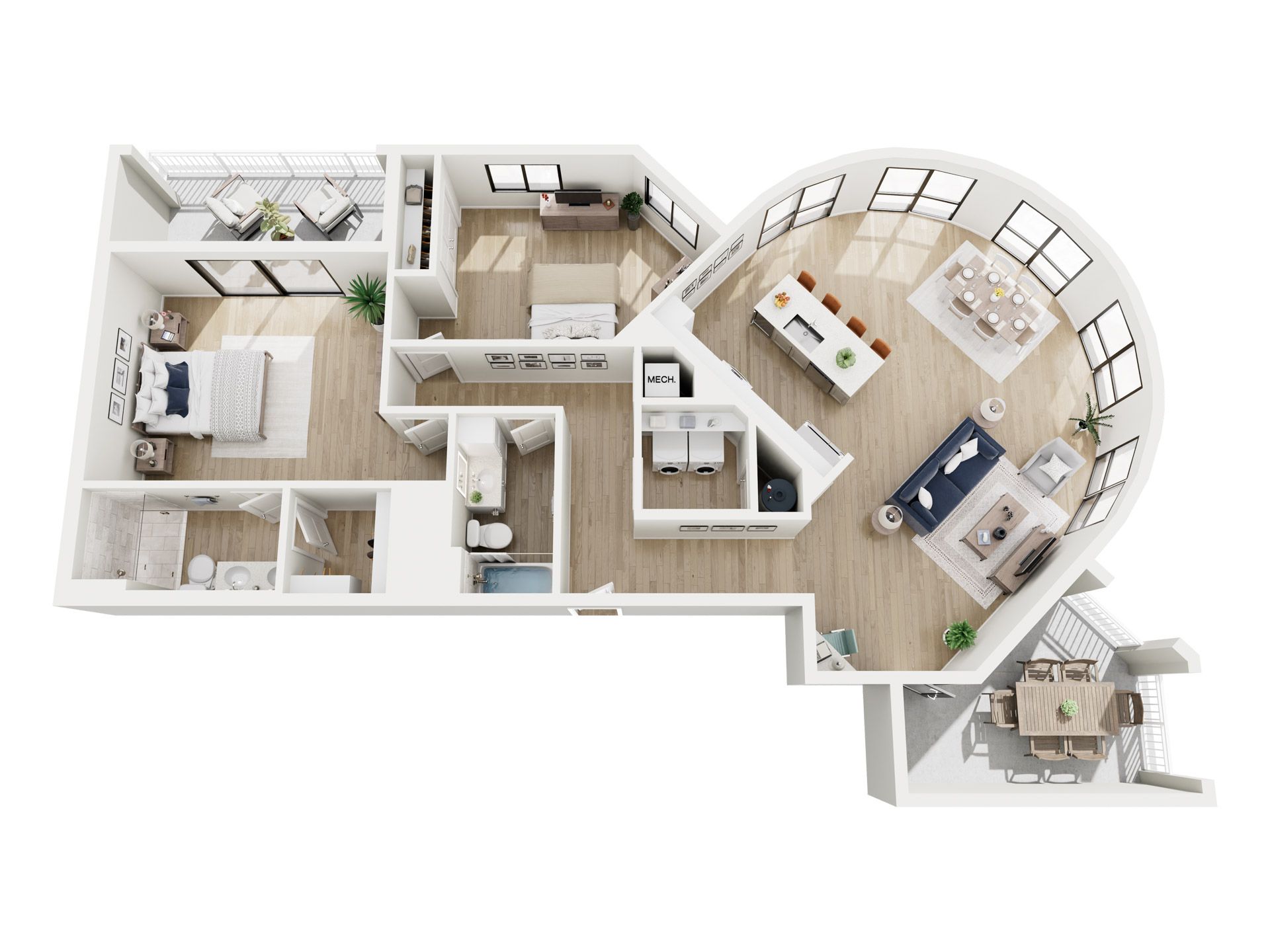 The Beacon floor plan